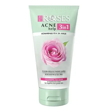 Nature of Agiva Roses Acnehelp 3in1 Измиващ гел за проблемна кожа 150мл