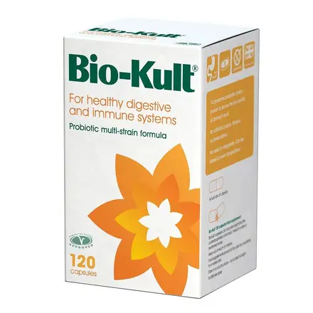 Bio-Kult Пробиотик подпомагащ храносмилателната и имунната система, 120 капсули