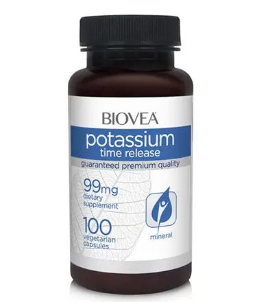 BIOVEA Potassium Time Release 100 Капсули