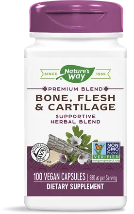 Nature’s Way Bone, Flesh Cartilage За здрави кости, тъкани и хрущяли 440мг 100 капсули