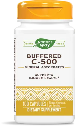 Nature’s Way Buffered C-500 Витамин С буфериран За силен имунитет 500 мг 100 капсули