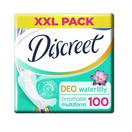 Discreet Everyday Zone Plus Deo Защитаващи ежедневни дамски превръзки водна лилия 100бр