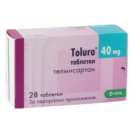 ТОЛУРА таблетки 40 мг * 28 KRKA