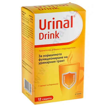 URINAL DRINK / УРИНАЛ ДРИНК - ЗА НОРМАЛНО ФУНКЦИОНИРАНЕ НА УРИНАРНИЯ ТРАКТ - 12 САШЕТА