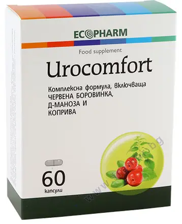 УРОКОМФОРТ капсули * 60 ЕКОФАРМ