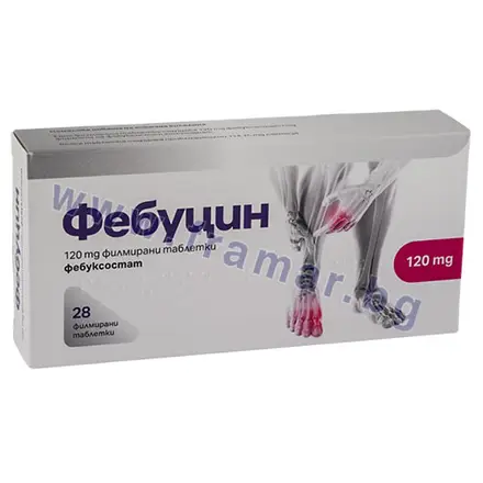 ФЕБУЦИН таблетки 120 мг * 28