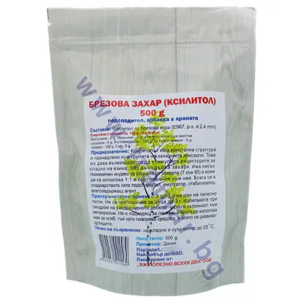 КСИЛИТОЛ (БРЕЗОВА ЗАХАР) 500 г ЯЖ ПОЛЕЗНО