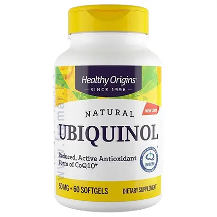 УБИКВИНОЛ капсули 50 мг * 60 HEALTHY ORIGINS
