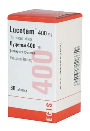 ЛУЦЕТАМ табл. 400 мг. * 60