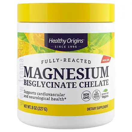 МАГНЕЗИЙ БИСГЛИЦИНАТ прах 227 г HEALTHY ORIGINS