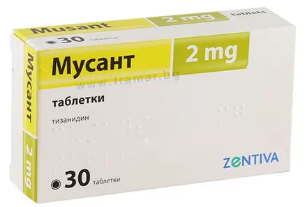 МУСАНТ таблетки 2 мг * 30 ЗЕНТИВА