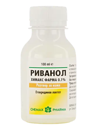 RIVANOL sol 0.1% 100ml в кутия CHEMAX