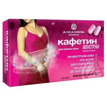 CAFFETIN MENSTRUAL 200mg x 10 tabl