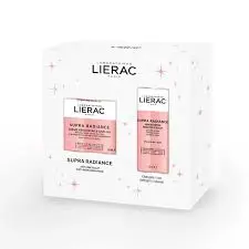 LIERAC SUPRA RADIANCE възстановяващ антиоксидантен крем за нормална към суха кожа 50ml + озаряващ серум 30ml -75%