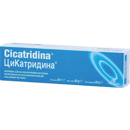 Цикатридина маз при охлузвания и рани 60g
