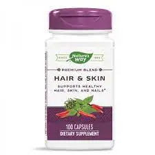 NATURES WAY HAIR & SKIN коса и кожа 600mg x 100 caps