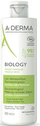 A-DERMA BIOLOGY дерматологично демакииращо мляко 400ml на цената на 200ml