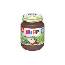 HIPP BIO ПЮРЕ ЯБЪЛКИ С БОРОВИНКИ 125g 4273