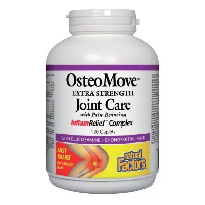 NATURAL FACTORS ОСТЕОМУУВ СУПЕР ГРИЖА ЗА СТАВИТЕ 1431 mg OsteoMove Extra Strength Joint Care табл. х 120