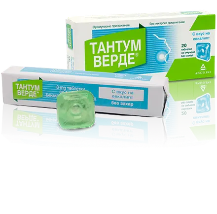 TANTUM VERDE / Тантум Верде за смучене x 20 таблетки