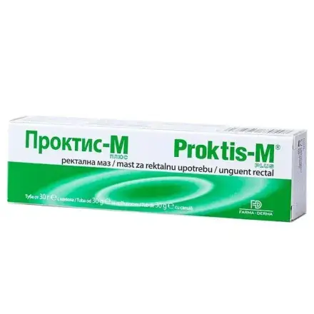 Proktis - M / Проктис-М Ректална маз при хемороиди Naturpharma - 30 г