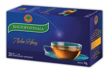 Чай Лека Нощ филтър 20 броя Биопрограма