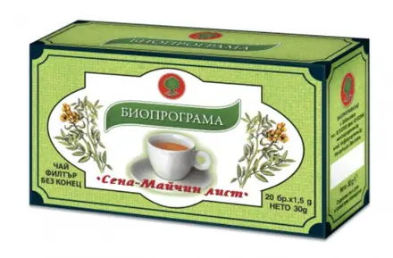 Чай Сена – Майчин Лист филтър 20 броя Биопрограма