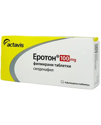 ЕРОТОН ТАБЛ. 100МГ Х 4