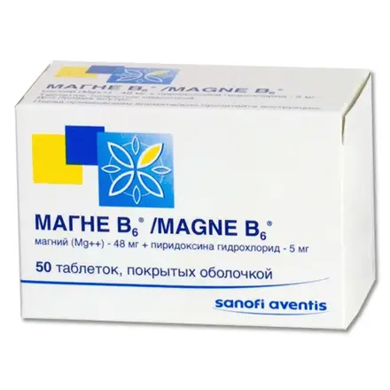 МАГНЕ Б6 табл. х 60 САНОФИ