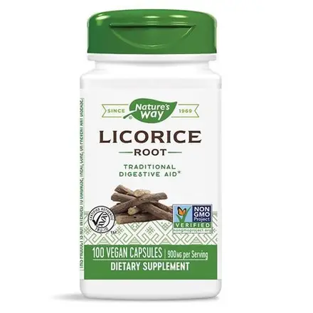 Nature's way LICORICE ROOT(Женско биле/ Сладник) корен 450мг х 100 капсули