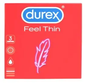 ПРЕЗЕРВАТИВИ DUREX FEEL THIN Х 3