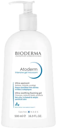 Bioderma Atoderm Intensive Измиващ гел за много суха и атопична кожа 500 мл