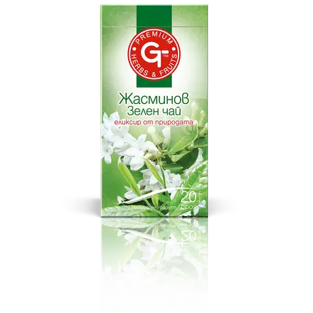 Жасминов Зелен Чай филтър х 20 броя Българска Чаена Компания