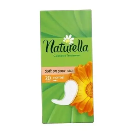 Naturella Calendula Tenderness Normal Ежедневни дамски превръзки с невен 20 бр