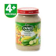 БЕБЕЛАН ПЮРЕ С ТИКВИЧКИ И КАРТОФИ 4+ 190 ГР