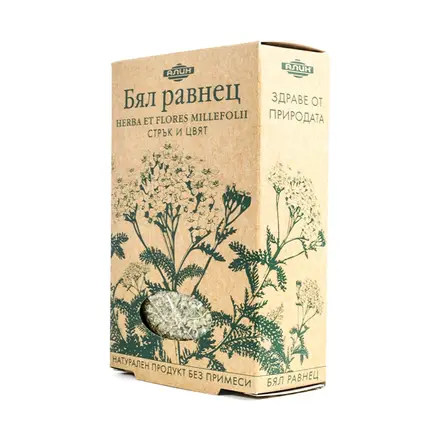 БЯЛ РАВНЕЦ стрък и цвят 50гр. Алин