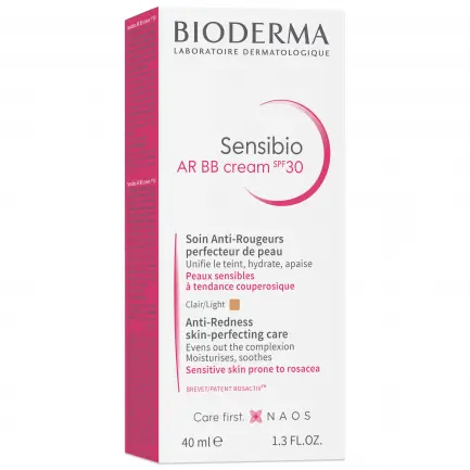 Bioderma Sensibio AR Тониран крем за чувствителна кожа със зачервявания SPF30 40 мл