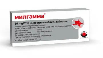 Милгама 50 mg/250 табл. Х 20