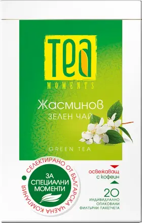 Жасминов Зелен чай филтър x 20 броя Tea Moments