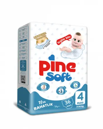 Памперси PINE SOFT 7-14кг х 56 броя