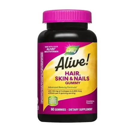 Alive Коса, кожа и нокти х 60 желирани таблетки