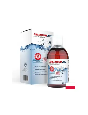 Колоидно сребро Argentum200® - 50ppm, 500 ml Aura Herbals