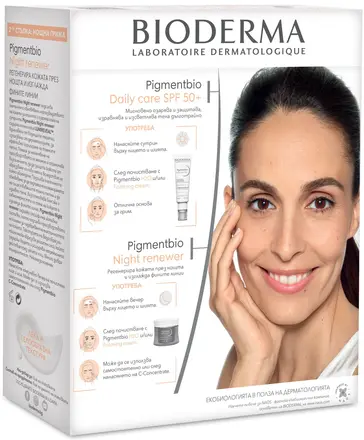 Bioderma Pigmentbio комплект дневна и нощна грижа