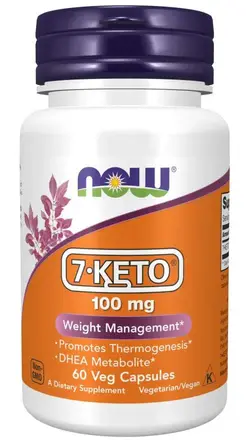 NOW Foods 7-KETO 100 мг x 60 веге капсули