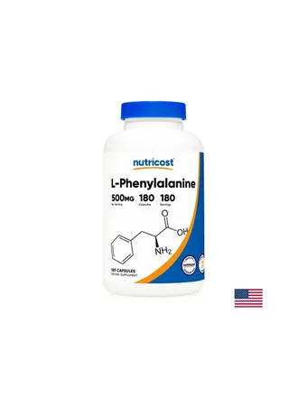 Л-Фениланин, 180 капсули Nutricost