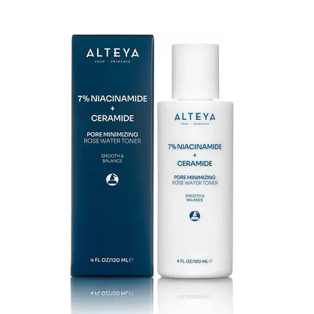 Тонер за лице с Розова вода и Ниацинамид 120 мл (7% Ниацинамид + Серамид) Alteya Organics