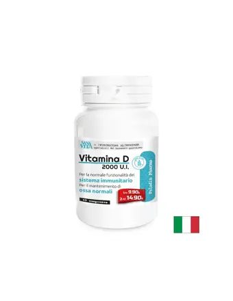 Витамин D3 – За здрави кости, имунитет и мускули, 2000 IU х 60 таблетки Paladin Pharma
