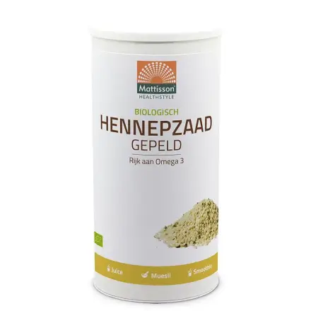 Конопени семена БИО 800 g Mattisson HealthStyle