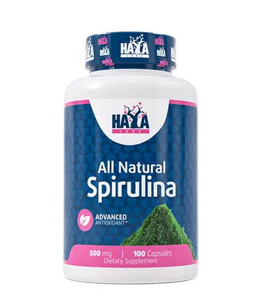 All Natural Spirulina 500 мг х 100 капсули Haya Labs