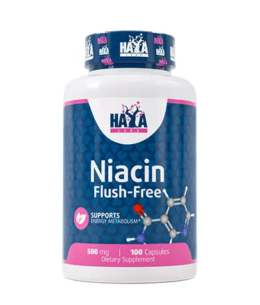 Niacin Flush-Free 500 мг х 100 капсули Haya Labs